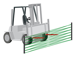 DEGI drawbar detection installation detection fork lift